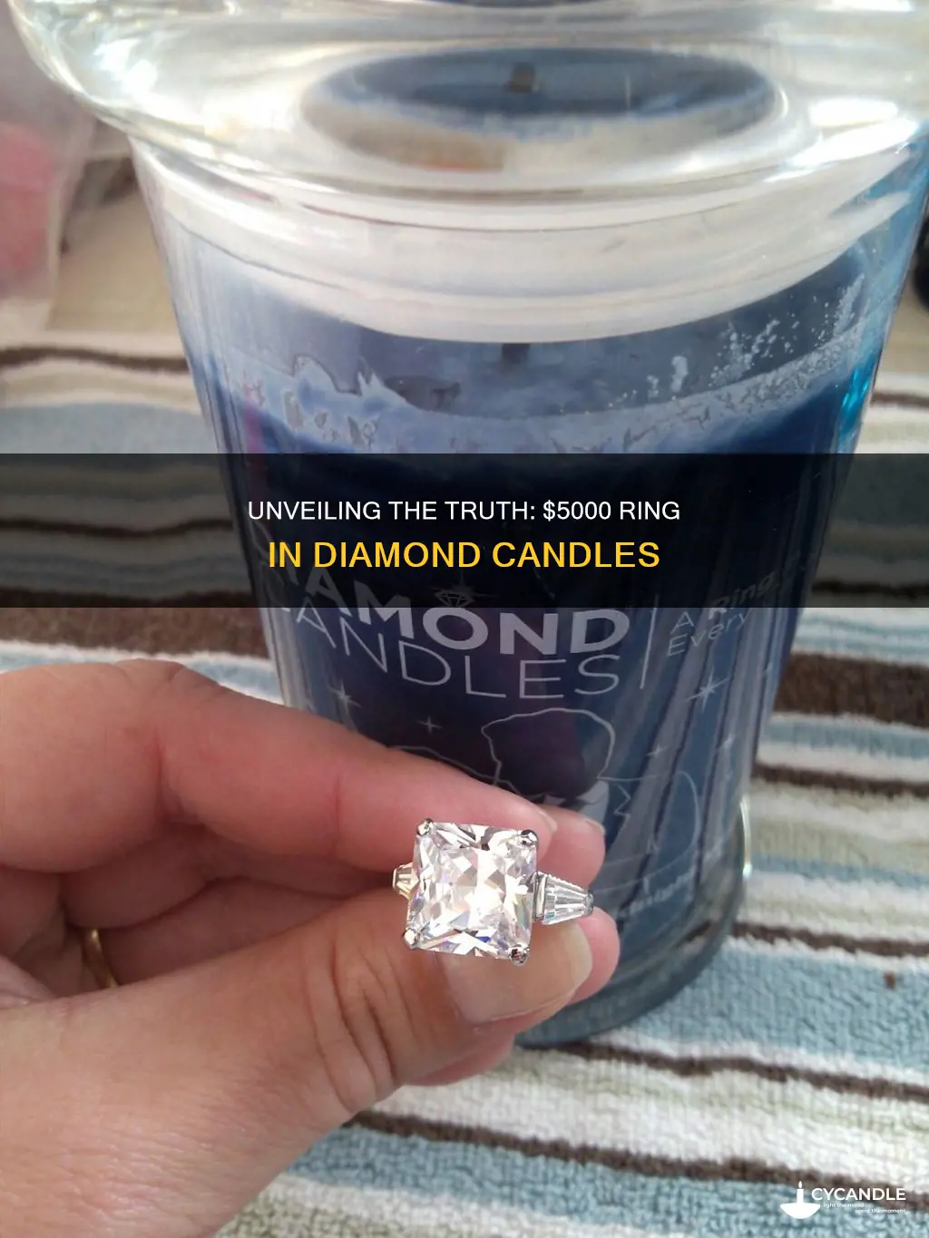 has anyone actually got a 5000 ring from diamond candles