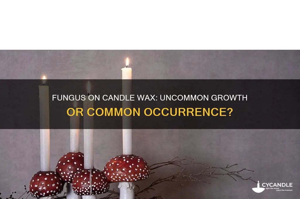 has anyone seen fungus grow on candle wax