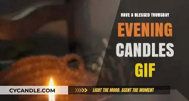 Thursday Evening Blessings: Candles Bring Cheer