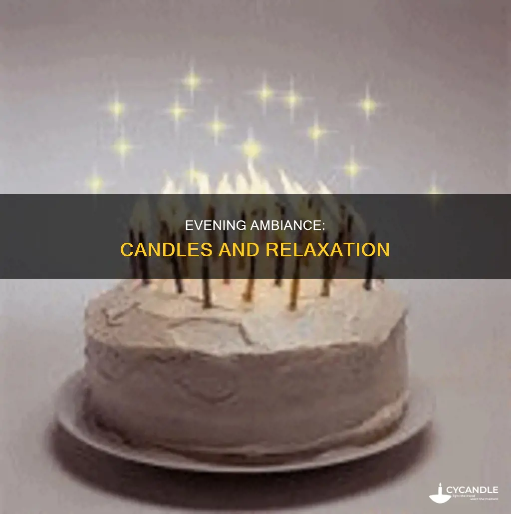 have a good evening candles gif