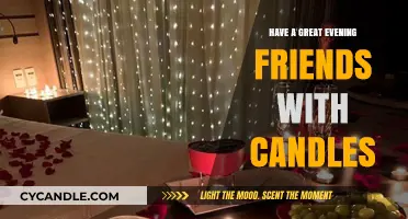 Evening Vibes: Candles and Friends