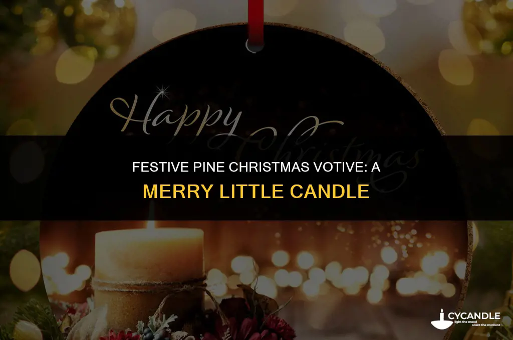 have yourself a merry little christmas votive candle christmas pine