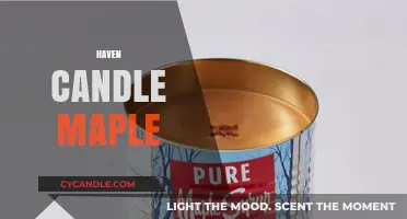 Maple-Scented Candles: A Warm, Cozy Haven