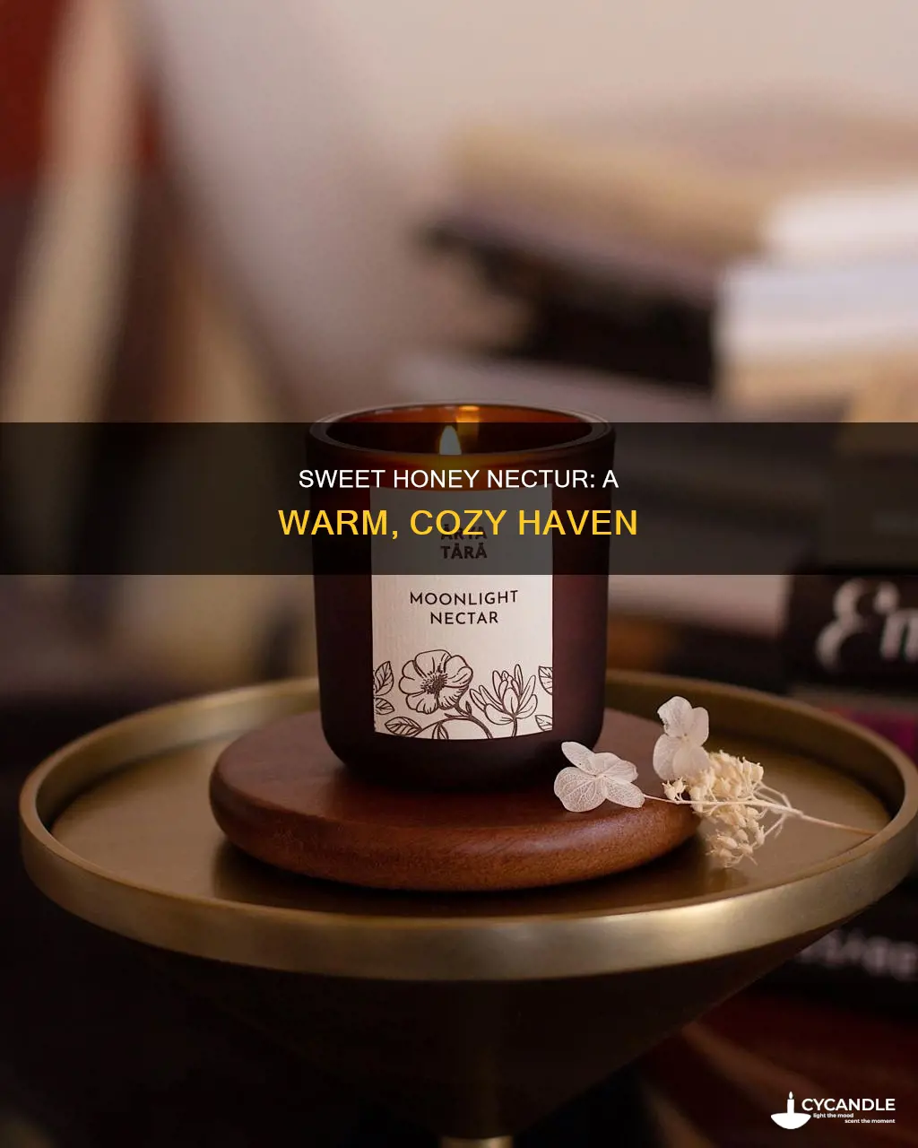 haven candle sweet honey nectur