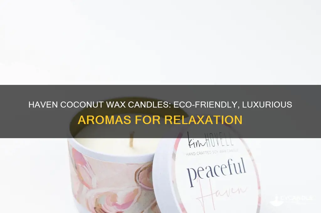 haven coconut wax candles