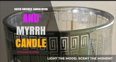 The Warmth of Sandalwood and Myrrh: A Candle's Haven
