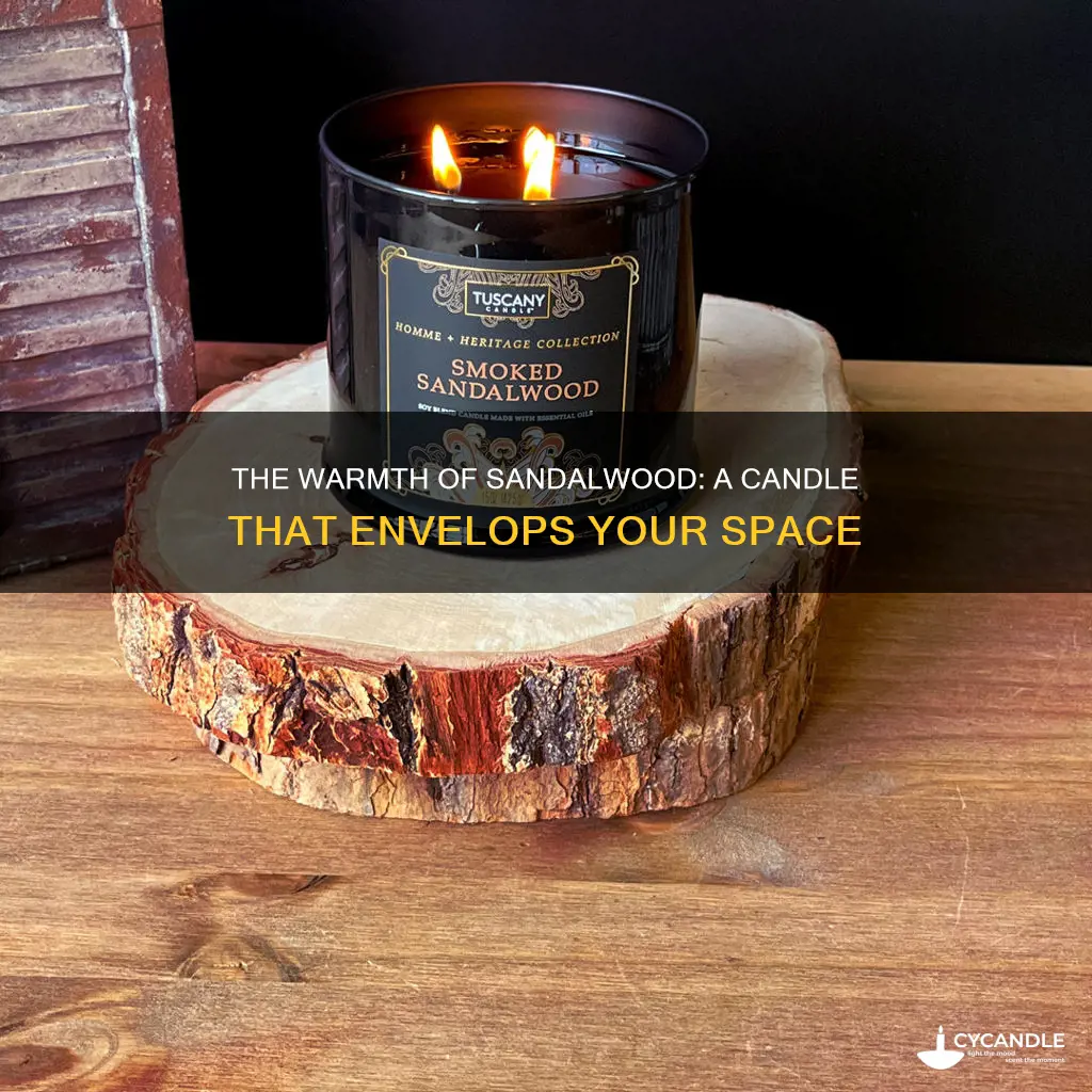 haven smoked sandalwood candle