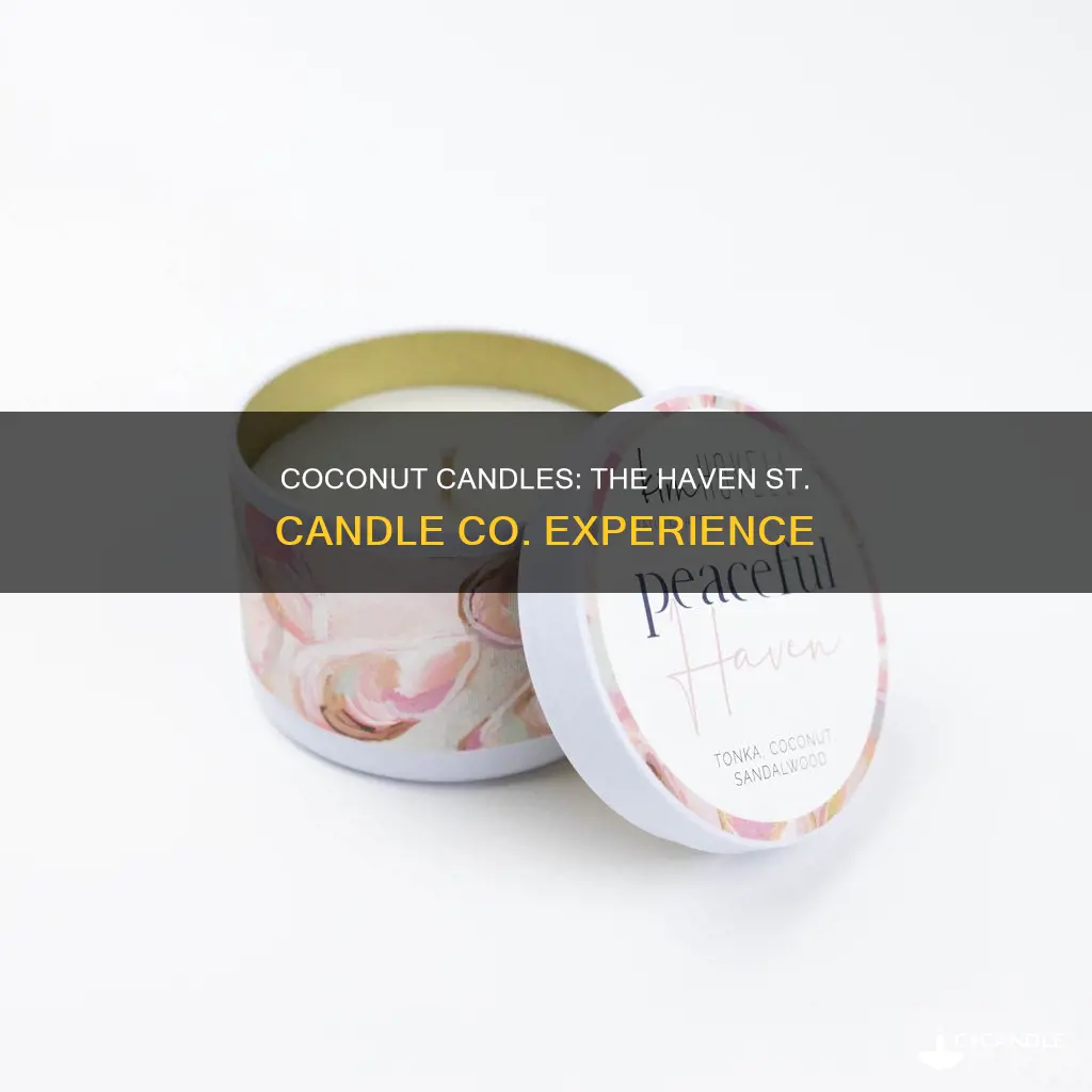 haven st candle co coconut