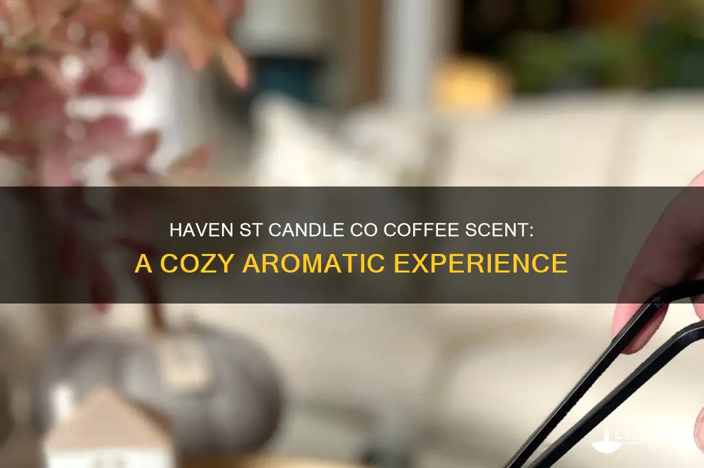 haven st candle co coffee scent