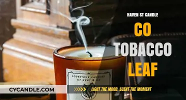 Explore Tobacco Leaf Candles by Haven St. Candle Co