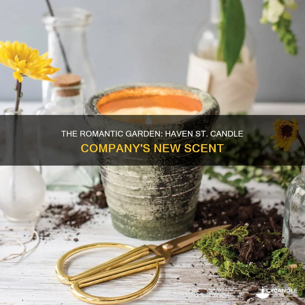 haven st candle company romantic garden