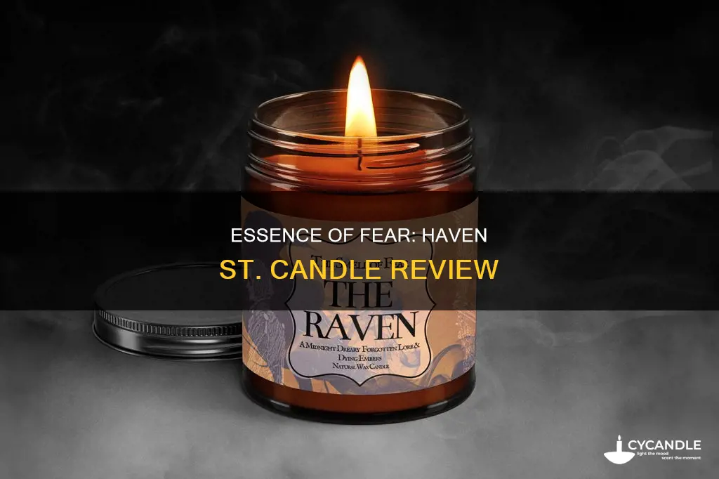 haven st essence of fear candle