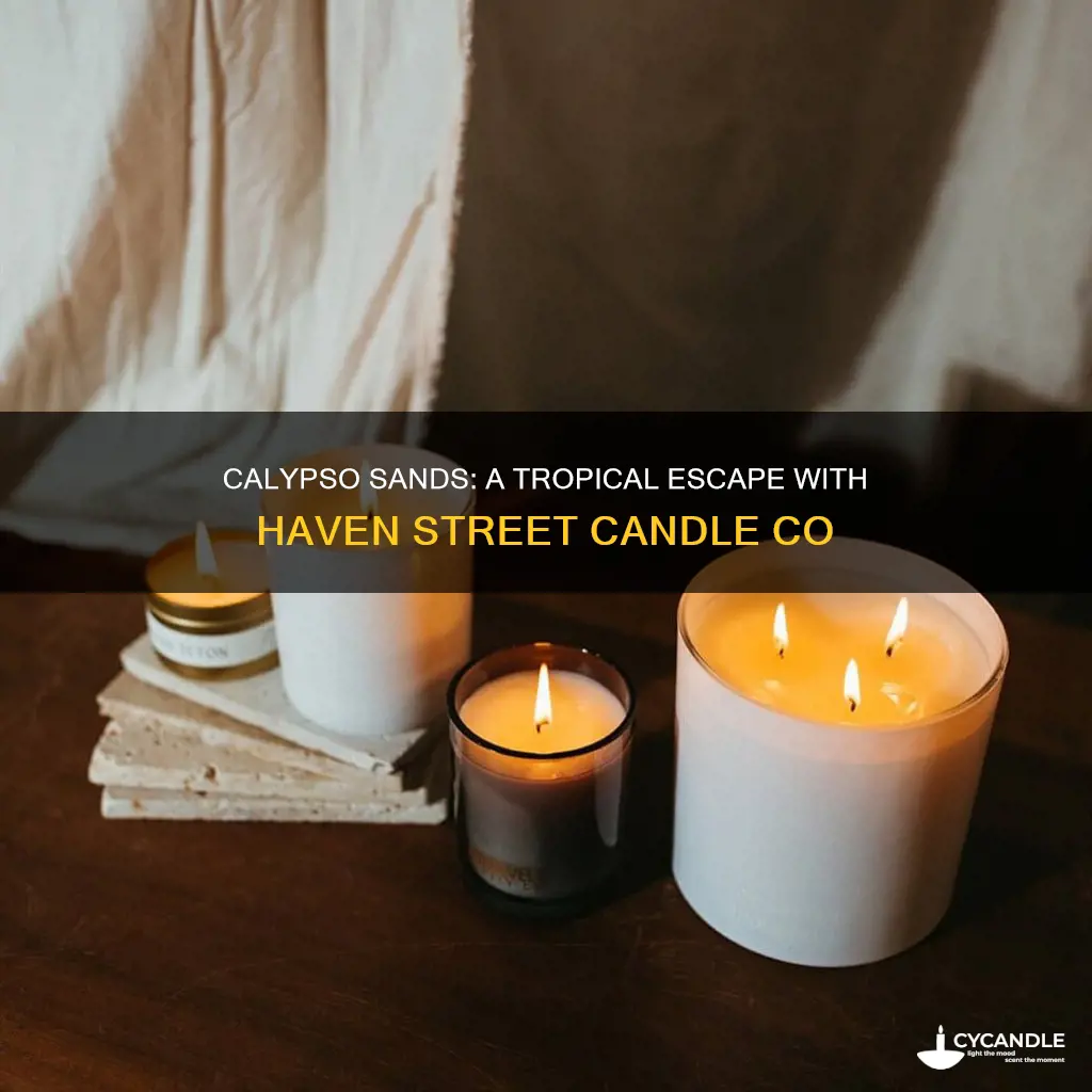 haven street candle co calypso sands