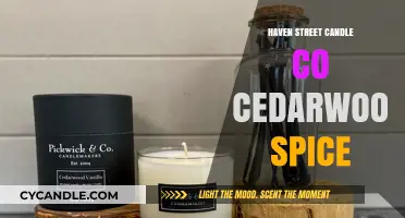 The Warmth of Cedarwood Spice by Haven Street Candle Co