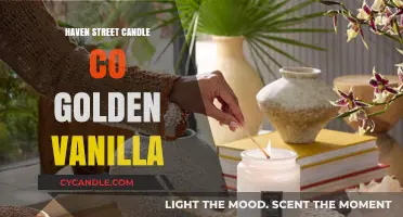 Vanilla Dreams: Haven Street Candle Co's Golden Vanilla