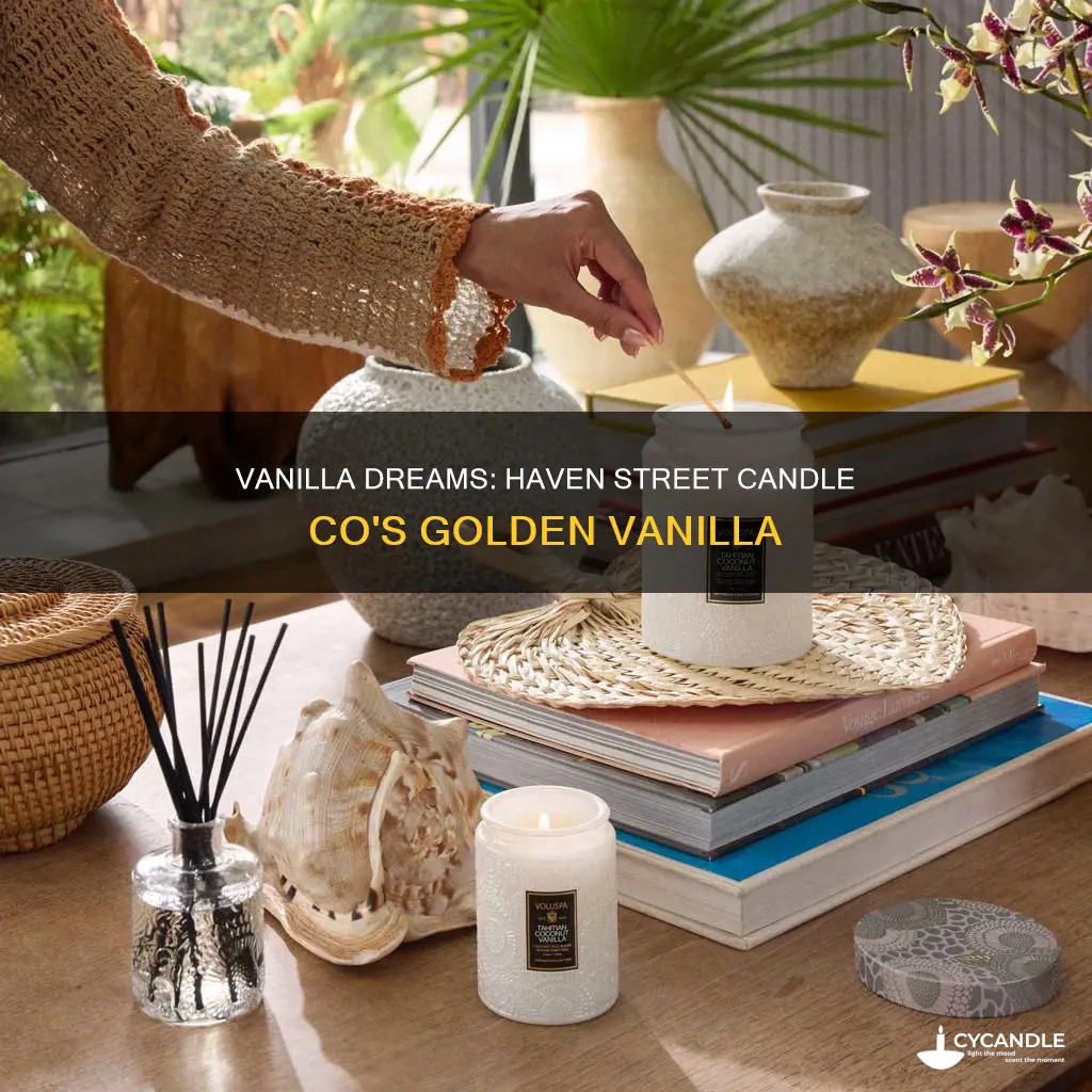 haven street candle co golden vanilla