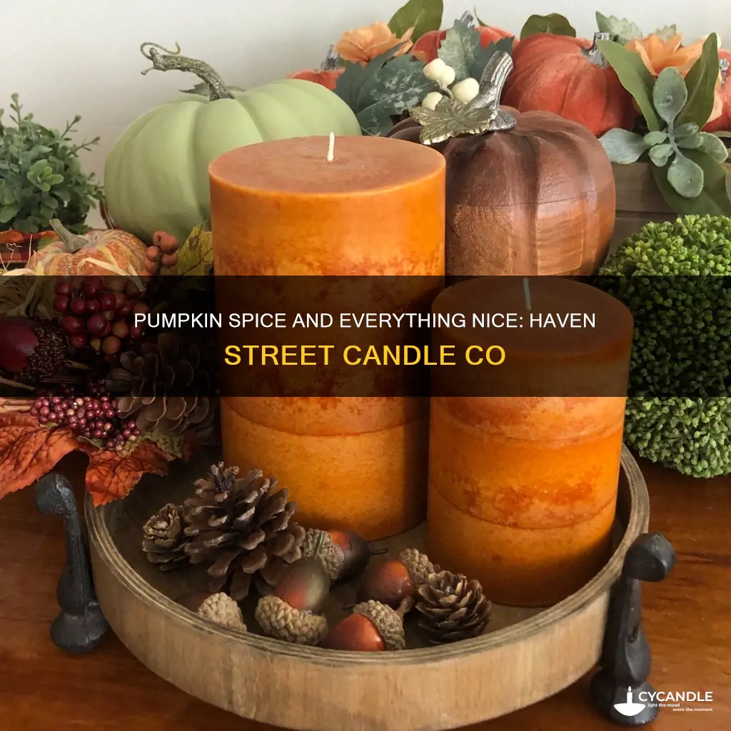 haven street candle co pumpkin