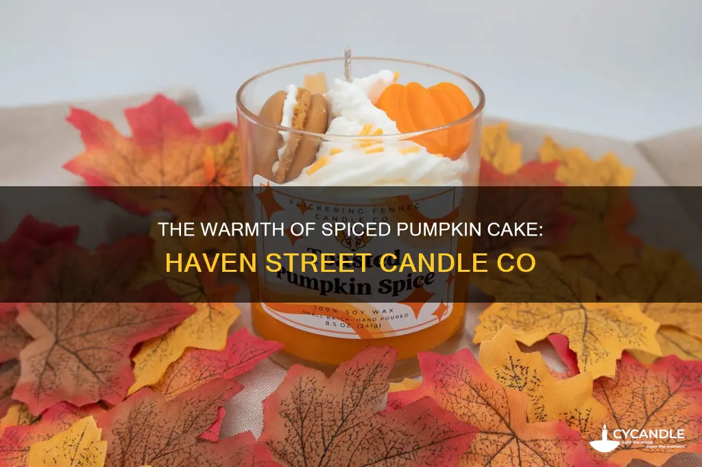 haven street candle co spiced pumpkin cake