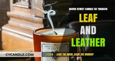 The Warmth of Tobacco Leaf and Leather: Haven Street Candle Co