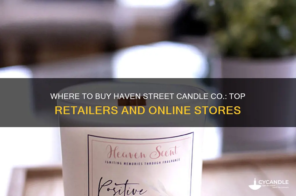 haven street candle co where to buy