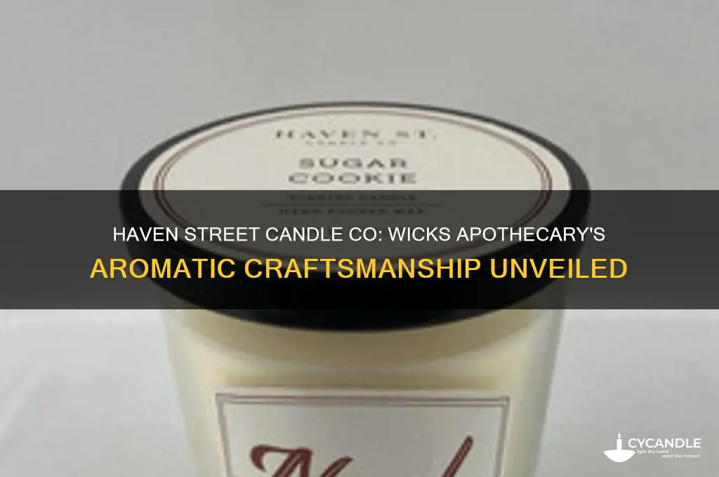 haven street candle co wicks apothecary
