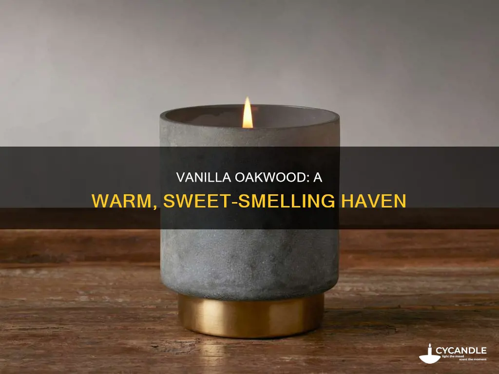 haven vanilla oakwood candle