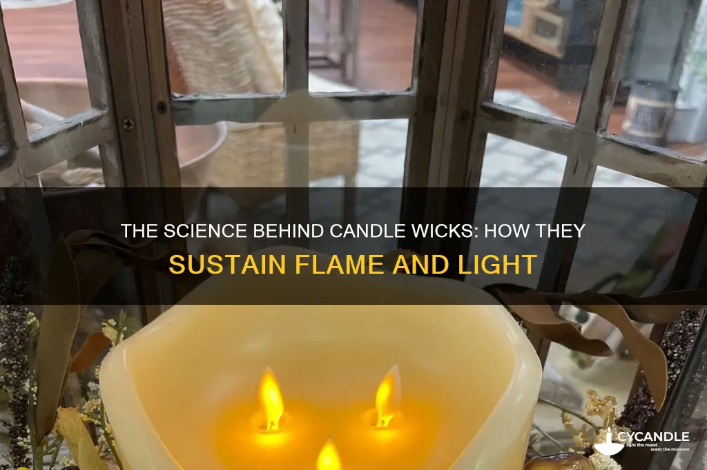 how a candle wick works