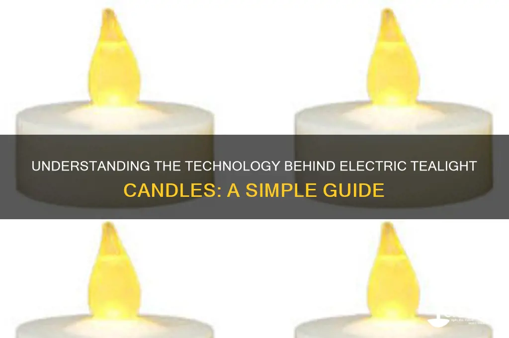 how an electric tealight candle works