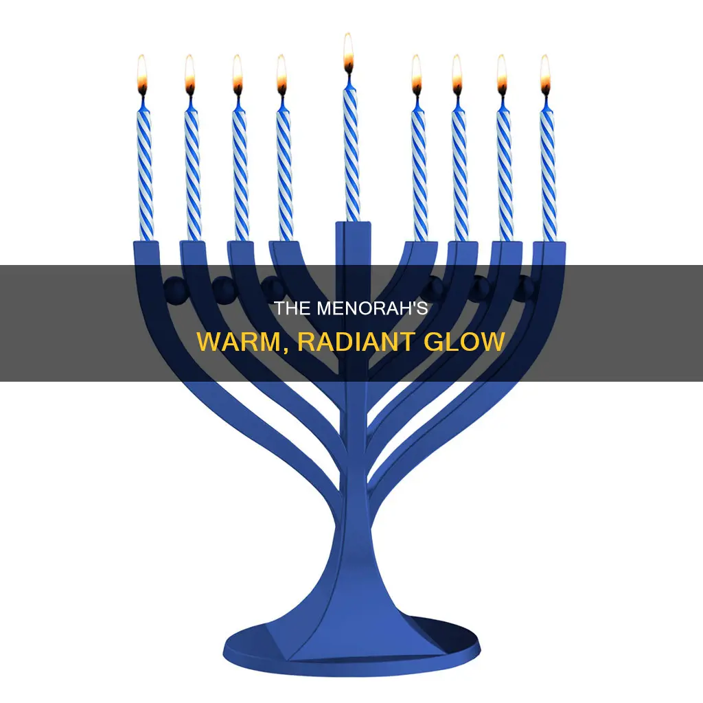 how any many candles in a menora