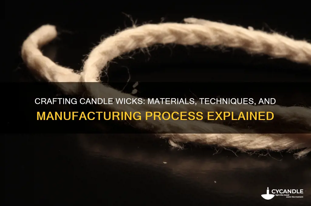 how are candle wicks made