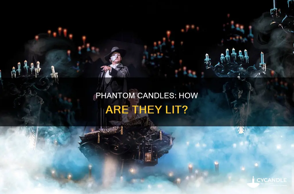 how are phantom of the opera candles switched on