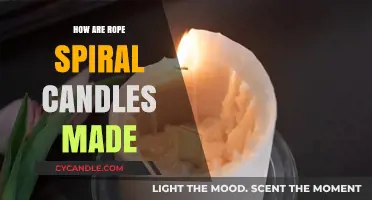 The Intricate Art of Spiral Rope Candles