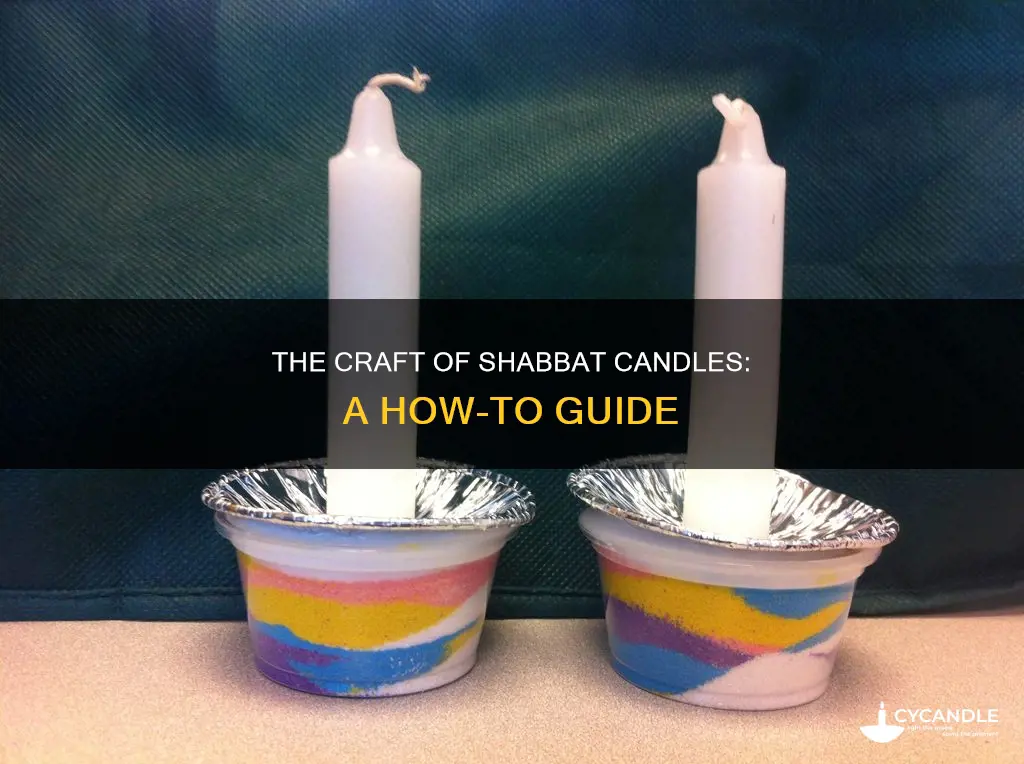 how are shabbat candles made