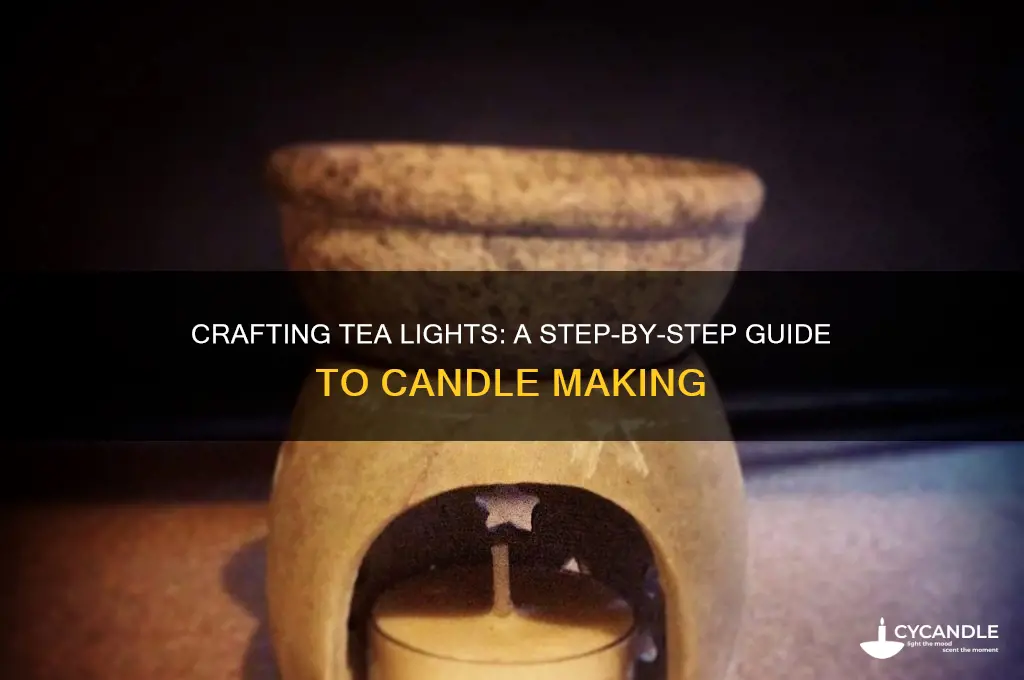 how are tea light candles made