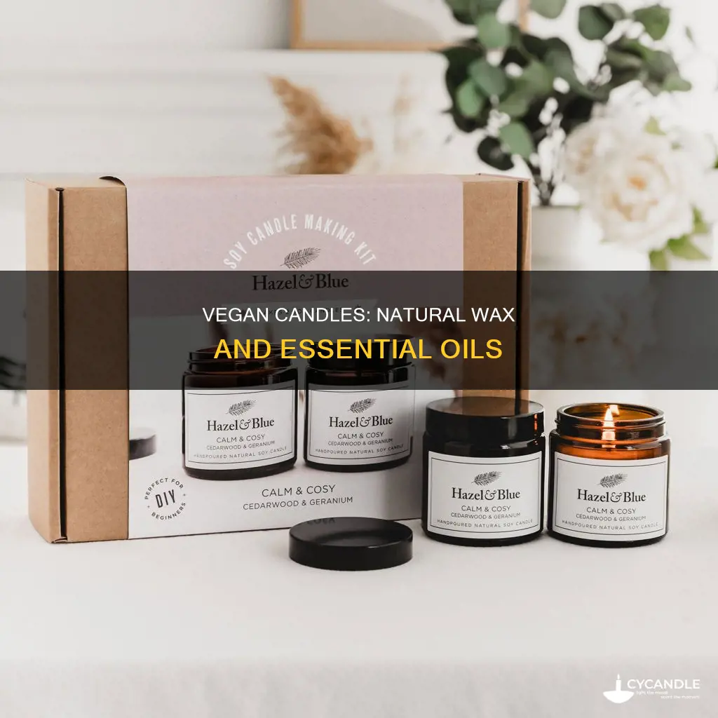 how are vegan candles made