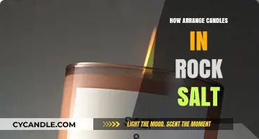 Rock Salt and Candles: A Relaxing Arrangement