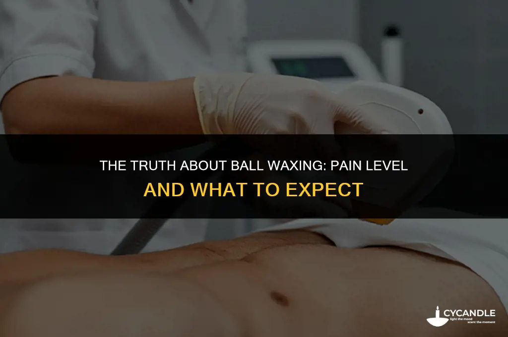 how bad does getting your balls waxed hurt