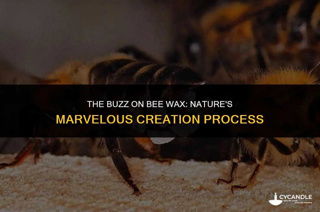 how bees produce wax