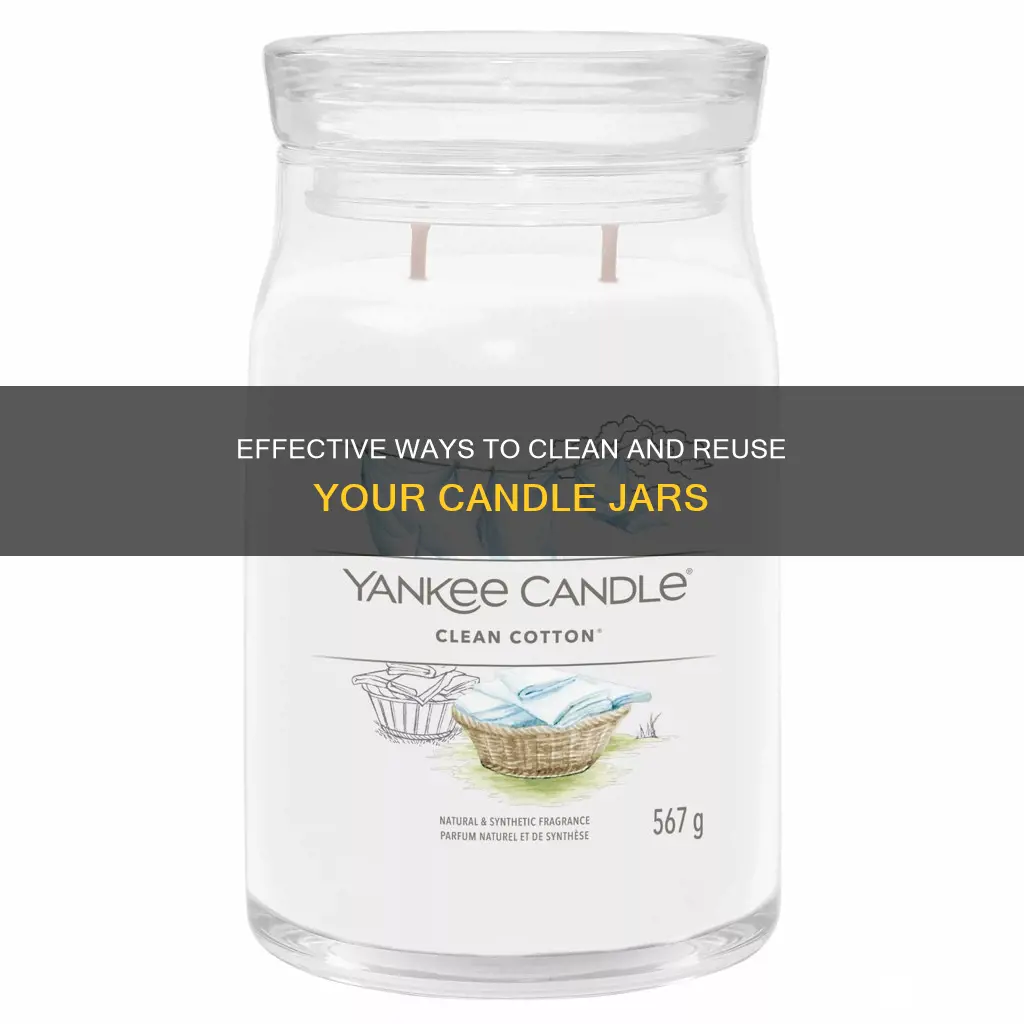 how best to clean a candle jar