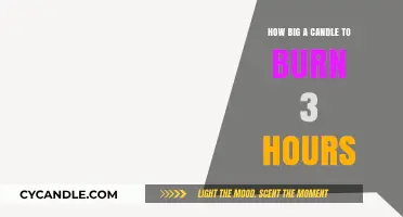 Choosing the Right Candle Size for a Perfect 3-Hour Burn