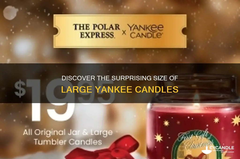 how big are large yankee candles