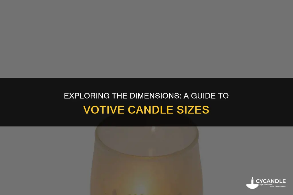 how big are votive candles