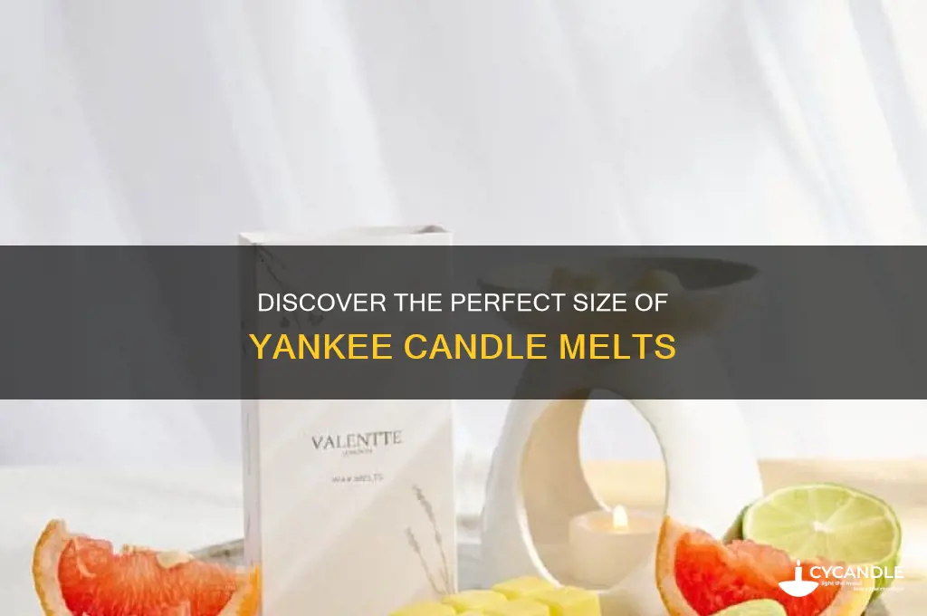 how big are yankee candle melts