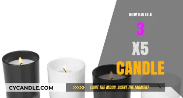 Standard Candle Sizes: 3x5 Candles Explained