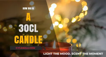Standard Candle Sizes: 30cl Candles Explained