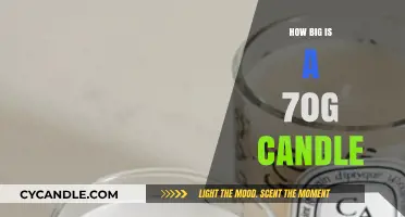A Standard Candle Size: 70g Weight and Dimensions Explained