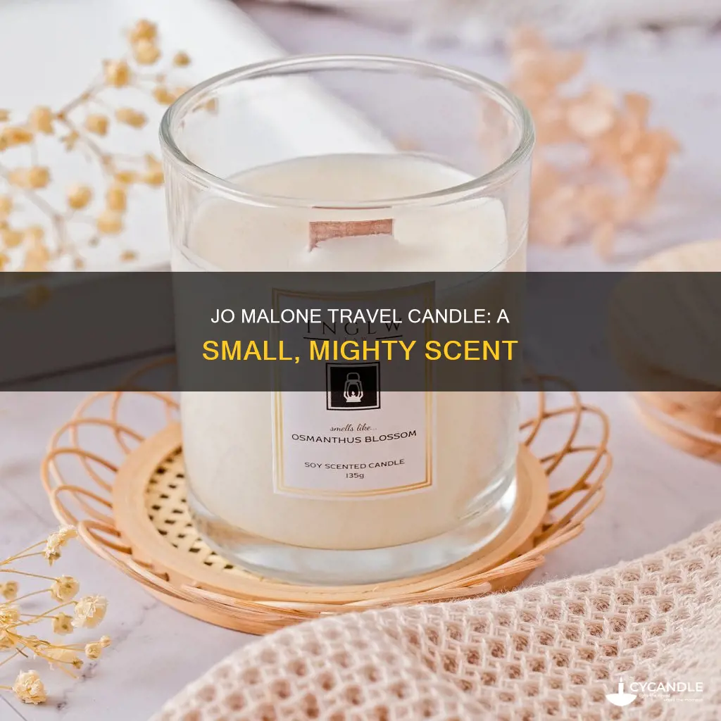 how big is a jo malone travel candle