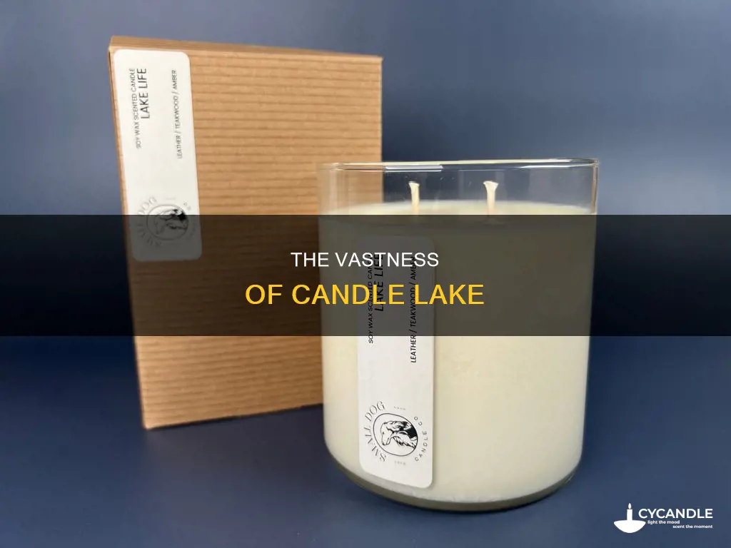 how big is candle lake