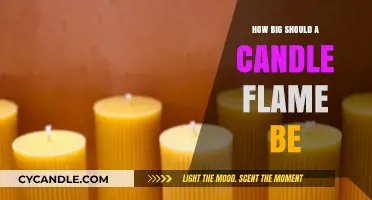 Candle Flame Size: How Big is Too Big?