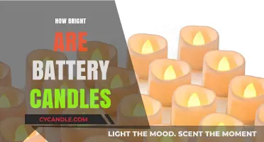 Battery Candles: How Bright is Too Bright?